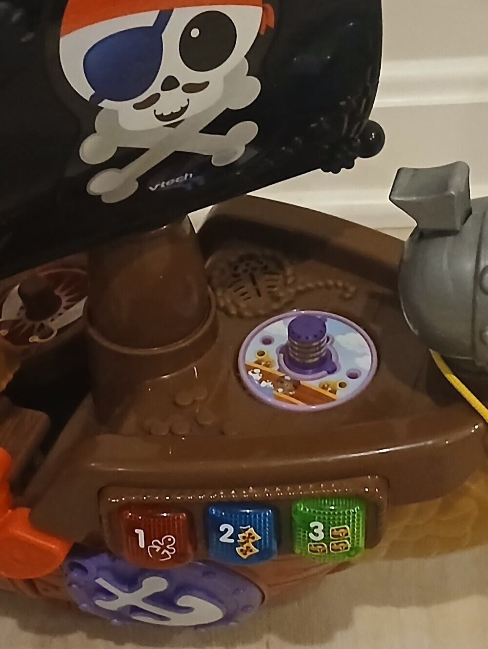 Vtech Treasure Seekers Pirate Ship Boat Foldout Playset + 2 Figures Toy W/Wheels - Picture 5 of 8